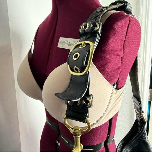 COACH BLEECKER SIGNATURE BLACK JACQUARD Y2K DUFFLE BUCKET SHOULDER HANDBAG 11438 - Picture 4 of 9